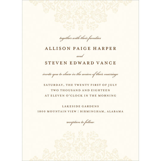 Personalized Wedding Bliss Invitations