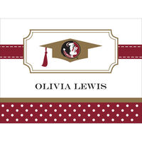 Florida State Dotted Border Foldover Note Cards