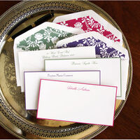 Elegant Slender Hand-Bordered Note Cards