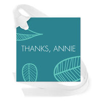 Leaves Gift Tags with Attached Ribbon
