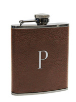 Chestnut Leather Flask
