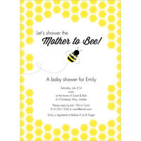 Bumble Bee Shower Invitations