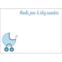 Blue Buggy Flat Note Cards