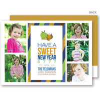 Sweet Honey Apples Jewish New Year Photo Cards