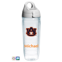 Auburn University Personalized Chenille Water Bottle