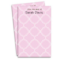 Pale Pink Patterned Notepads