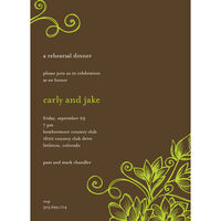 Chartreuse Garden of Eden Invitations