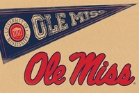 University of Mississippi Pep Rally Paper Placemats