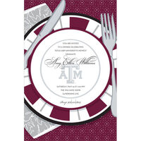 Texas A & M Placesetting Invitations