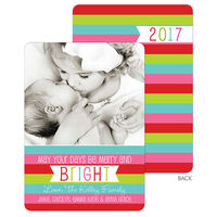 Merry and Bright Flat Holiday Photo Cards