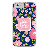 Caroline Floral Pink iPhone Hard Case