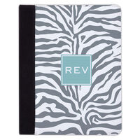Gray Zebra iPad Cover