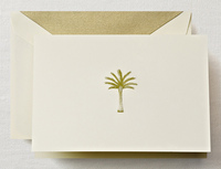 Hand Engraved Palm Boxed Note Cards