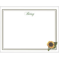Sunflower Correspondence Cards