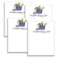 Groceries Mini Notepads