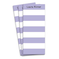 Purple Stripe Skinnie Notepads