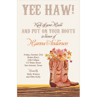 Yee Haw Boots Invitations