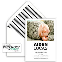 Shoi Photo Birth Announcements