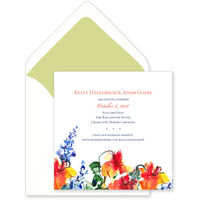 Watercolor Flower Invitations