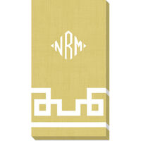 Gold Greek Key Caspari Guest Towels