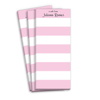 Pale Pink Stripe Skinnie Notepads