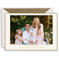 Classic Gold Border Photo Cards