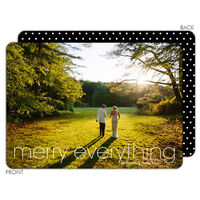 Merry Everything Flat Holiday Photo Cards