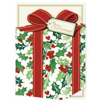 Christmas Present Die-cut Pocket Invitations