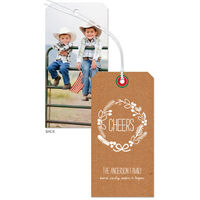 Brown Cheers Hanging Gift Tags