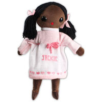 Personalized Dark Skin Soft Doll