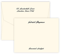 Triple Thick Brisbane Flat Note Cards