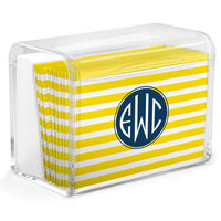 Cabana Folded Note Cards in Acrylic Holder