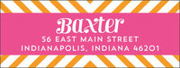 Chevron Return Address Labels