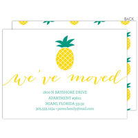 Pineapple Moving Cards