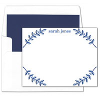 Navy Branch Flat Note Cards