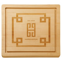 Maple 14 inch Square Personalized Cutting Board