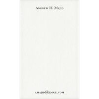 Vertical White Jotter Cards