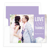 Orchid Love and Thanks Note Cards