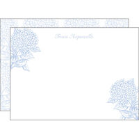Blue Hydrangea Flat Note Cards