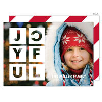 Joyful Block Photo Cards