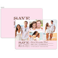 Blush Devoted Dreams Photo Save the Date Cards