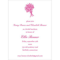 Bridal Bouquet Shower Invitations
