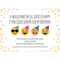 Emoji All Sorts of Happy Birthday Invitations