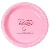 Be My Valentine Plastic Plates