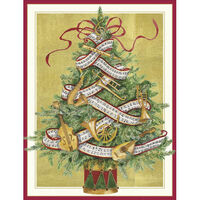 Musical Instrument Tree Holiday Cards