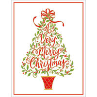 A Very Merry Christmas Tree Holiday Cards