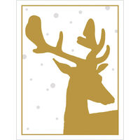 Embossed Alpine Stag Holiday Cards
