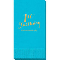 First Birthday Guest Towels