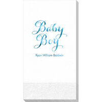 Elegant Baby Boy Guest Towels