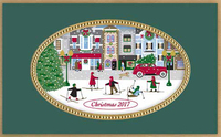 Christmas 2017 Town Center Tapestry Holiday Cards